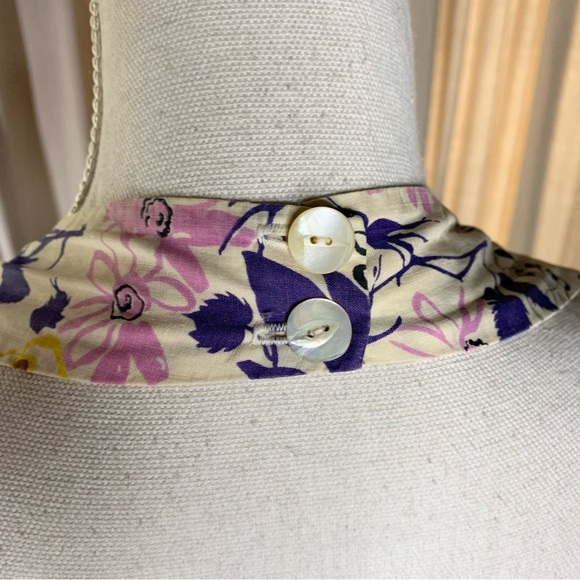 50s Novelty Print Halter Dress - Picture 9 of 13